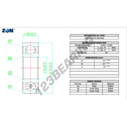 6302-CE-SI3N4-PTFE-ZEN