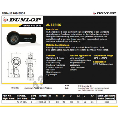 AL-SA-032-LH-DUNLOP