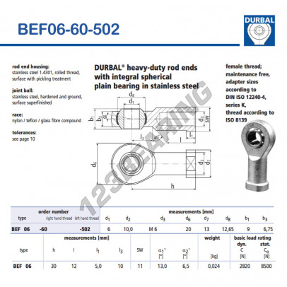 BEF06-60-502-DURBAL