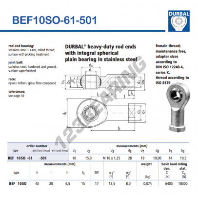 BEF10SO-61-501-DURBAL