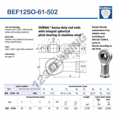 BEF12SO-61-502-DURBAL