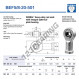 Gelenkköpfe SI - BEF5-8-20-501-DURBAL