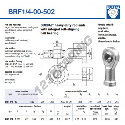 BRF1-4-00-502-DURBAL