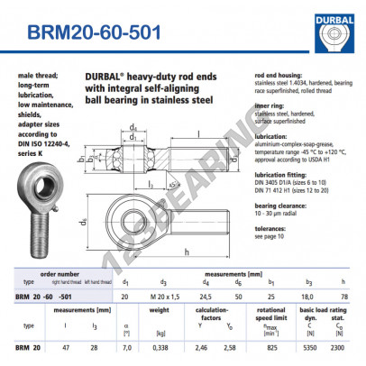BRM20-60-501-DURBAL