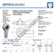 Gelenkkopf SA - BRTM16-03-501-DURBAL