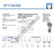 Gelenkköpfe SI - EF17-20-502-DURBAL