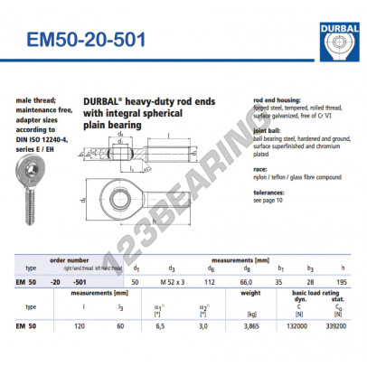 EM50-20-501-DURBAL