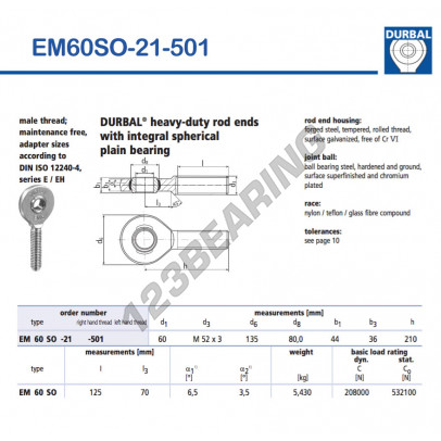 EM60SO-21-501-DURBAL