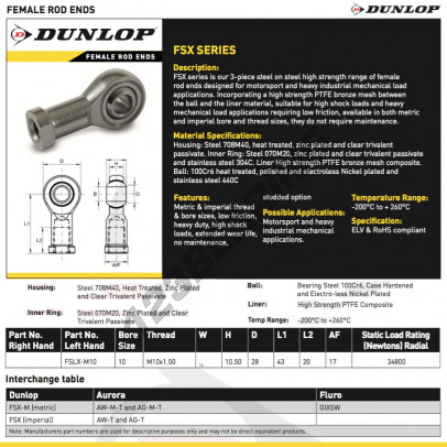 FSLX-M10-DUNLOP