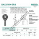 Gelenkkopf SA - GAL25-UK-2RS-DURBAL