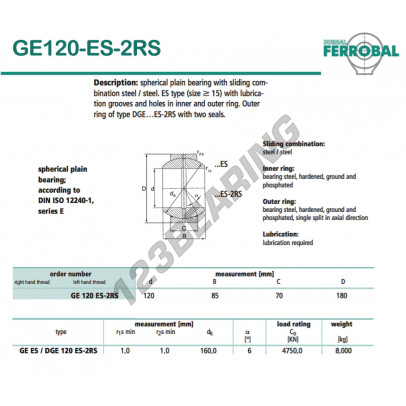 GE120-ES-2RS-DURBAL