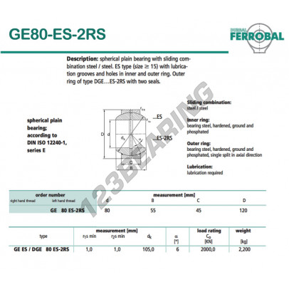 GE80-ES-2RS-DURBAL