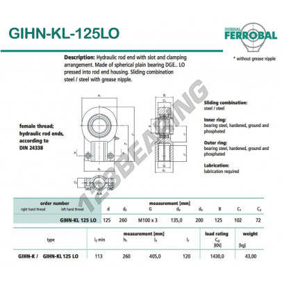 GIHN-KL-125LO-DURBAL