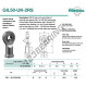 Gelenkköpfe SI - GIL50-UK-2RS-DURBAL