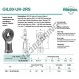 Gelenkköpfe SI - GIL80-UK-2RS-DURBAL