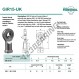 Gelenkköpfe SI - GIR15-UK-DURBAL