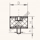 Anti-Vibrations-Pads MF - MF10080-16