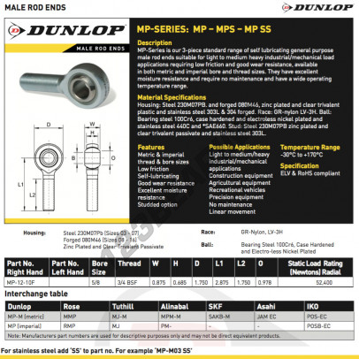 MP-12-10-F-DUNLOP