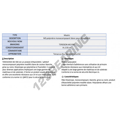 MS-930-WHITE-570ML-TEROSON