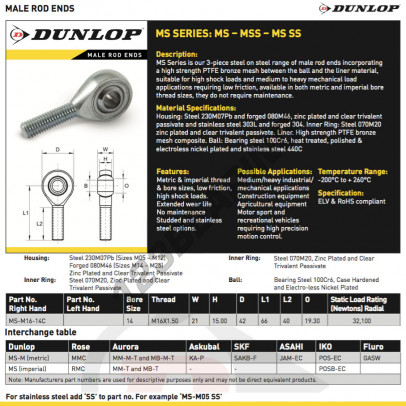 MS-M16-14-C-DUNLOP