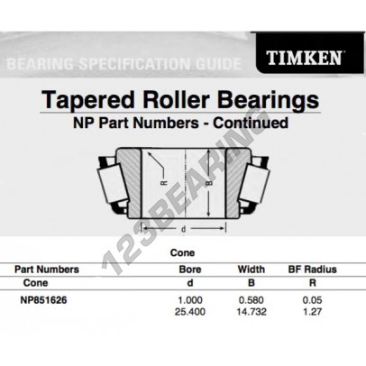 NP851626-TIMKEN