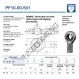 Gelenkköpfe SI - PF10-00-501-DURBAL