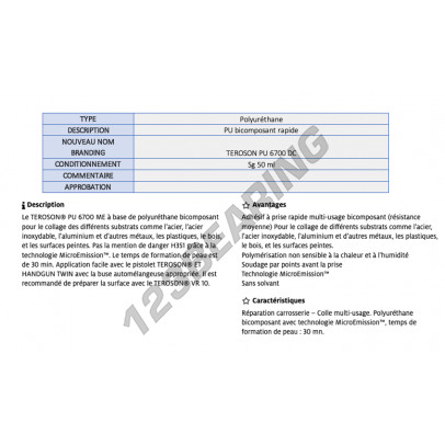 PU-6700-DC-50ML-TEROSON