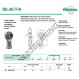Gelenkköpfe SI - SIL40-T-K-DURBAL